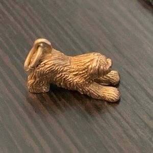 Sheep Dog 10k Gold Charm 🐶